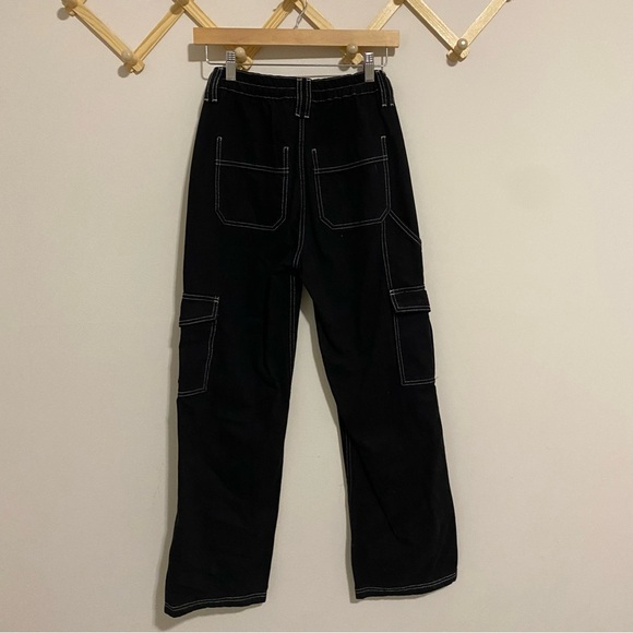 BDG The Skate Jean in Black with White Stitching size 26 - Picture 8 of 10